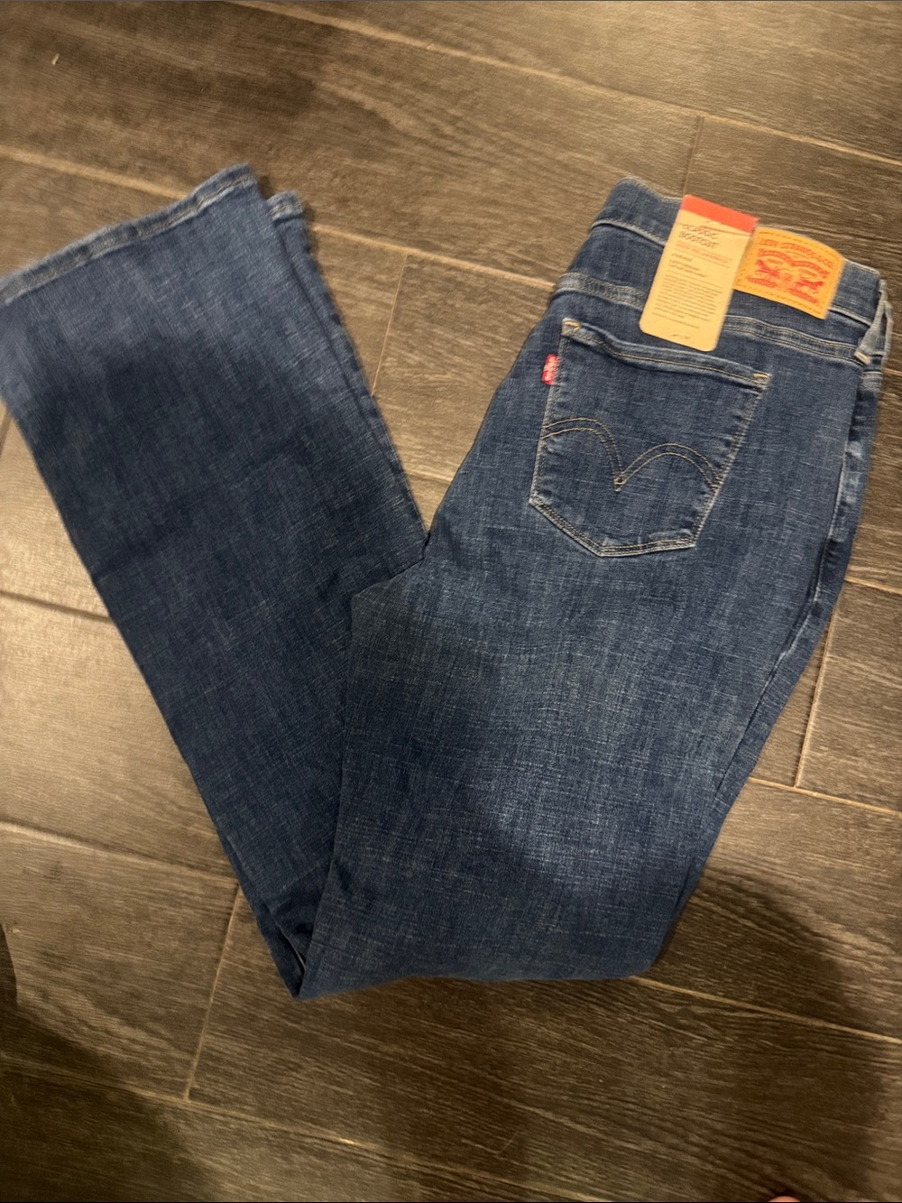 Levi's Indigo Blue classic bootcut Jeans